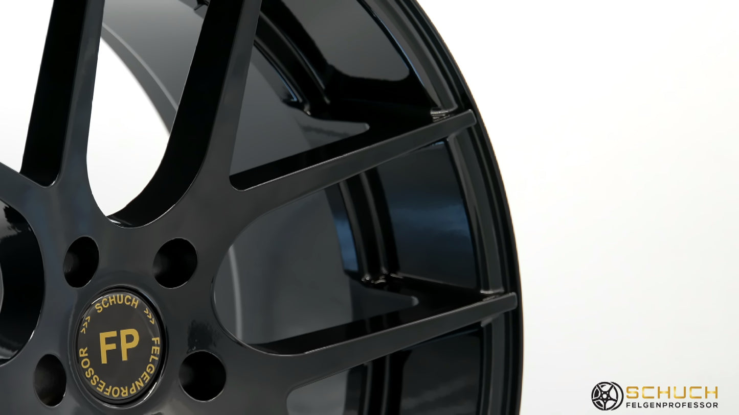 Audi chrome anthracite L-UJ2 - original rim paint