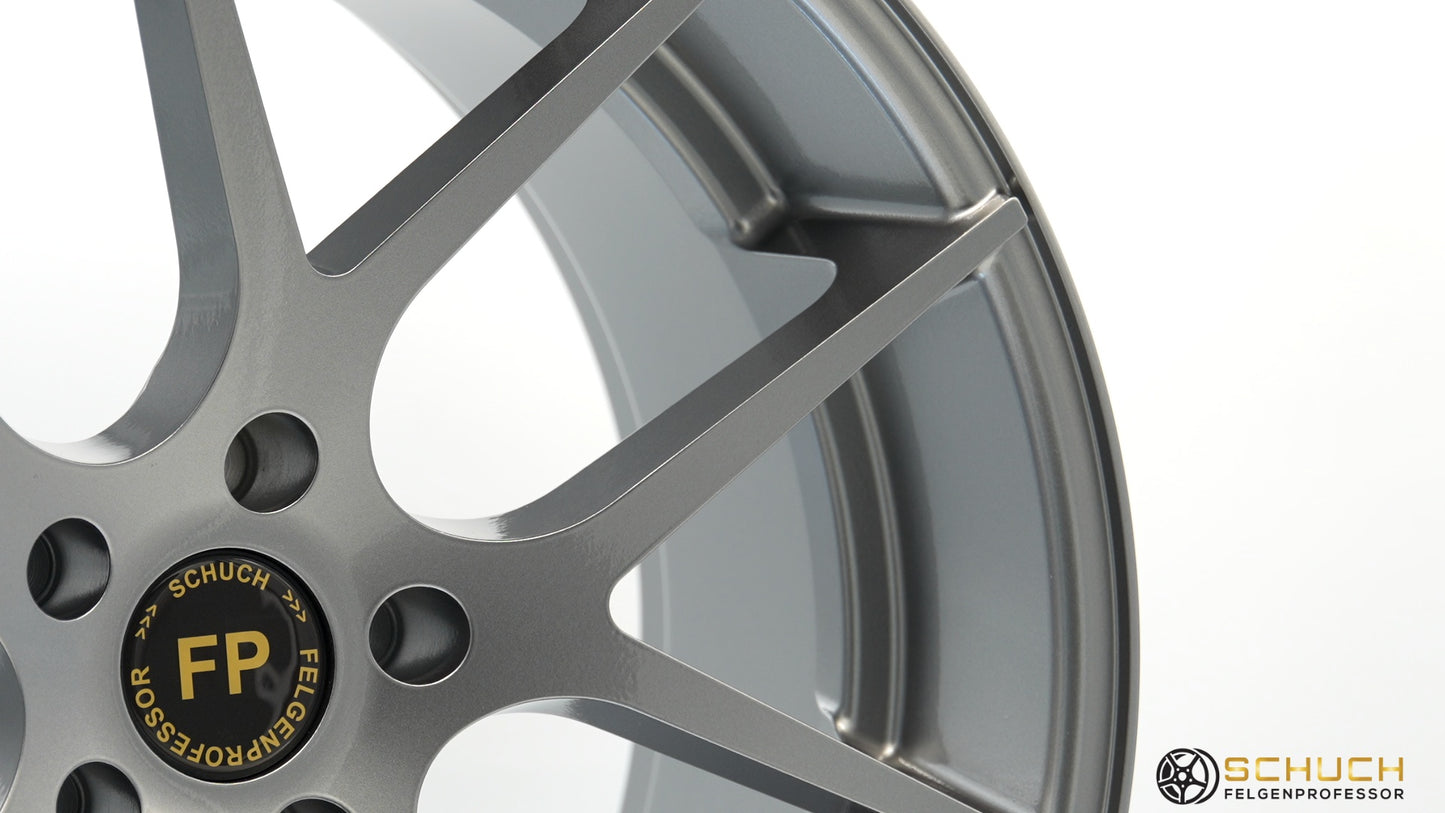 Audi Galvano Silver metallic dark L-17Q - original rim paint