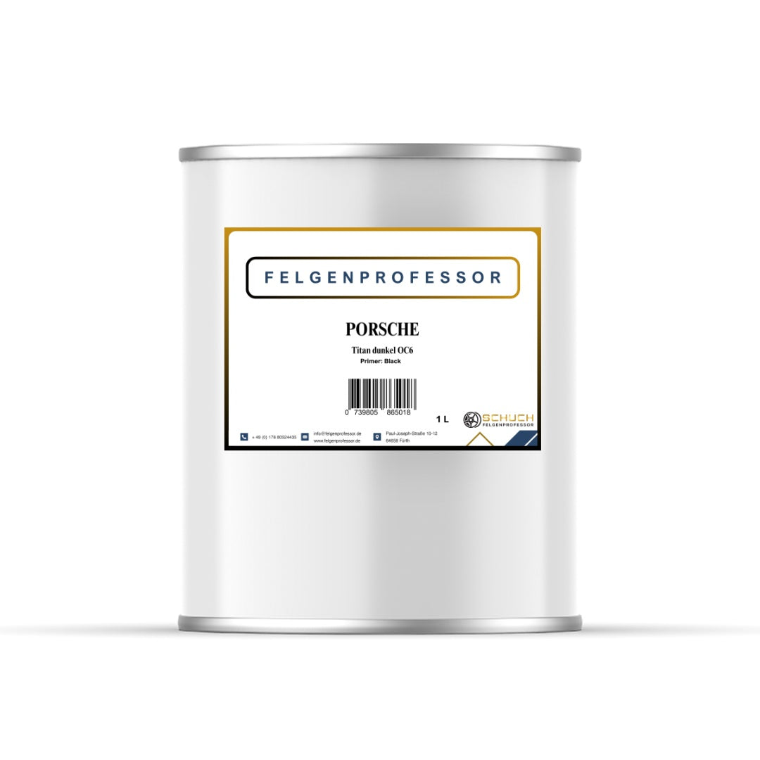 Porsche titanium dark OC6 - original rim paint