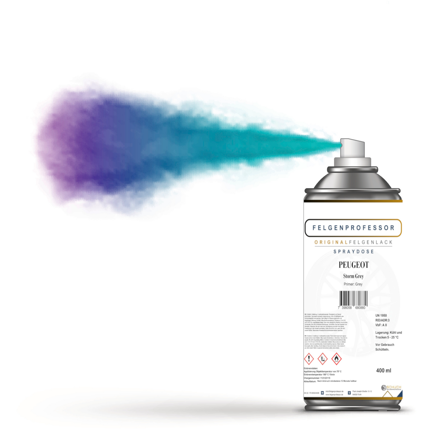 Peugeot Storm Grey - Original Felgenlack