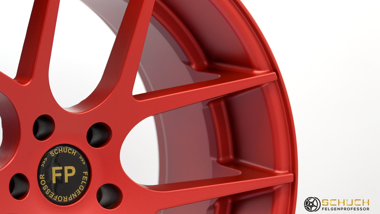 Porsche Pyro Red II9 spray paint - original rim paint