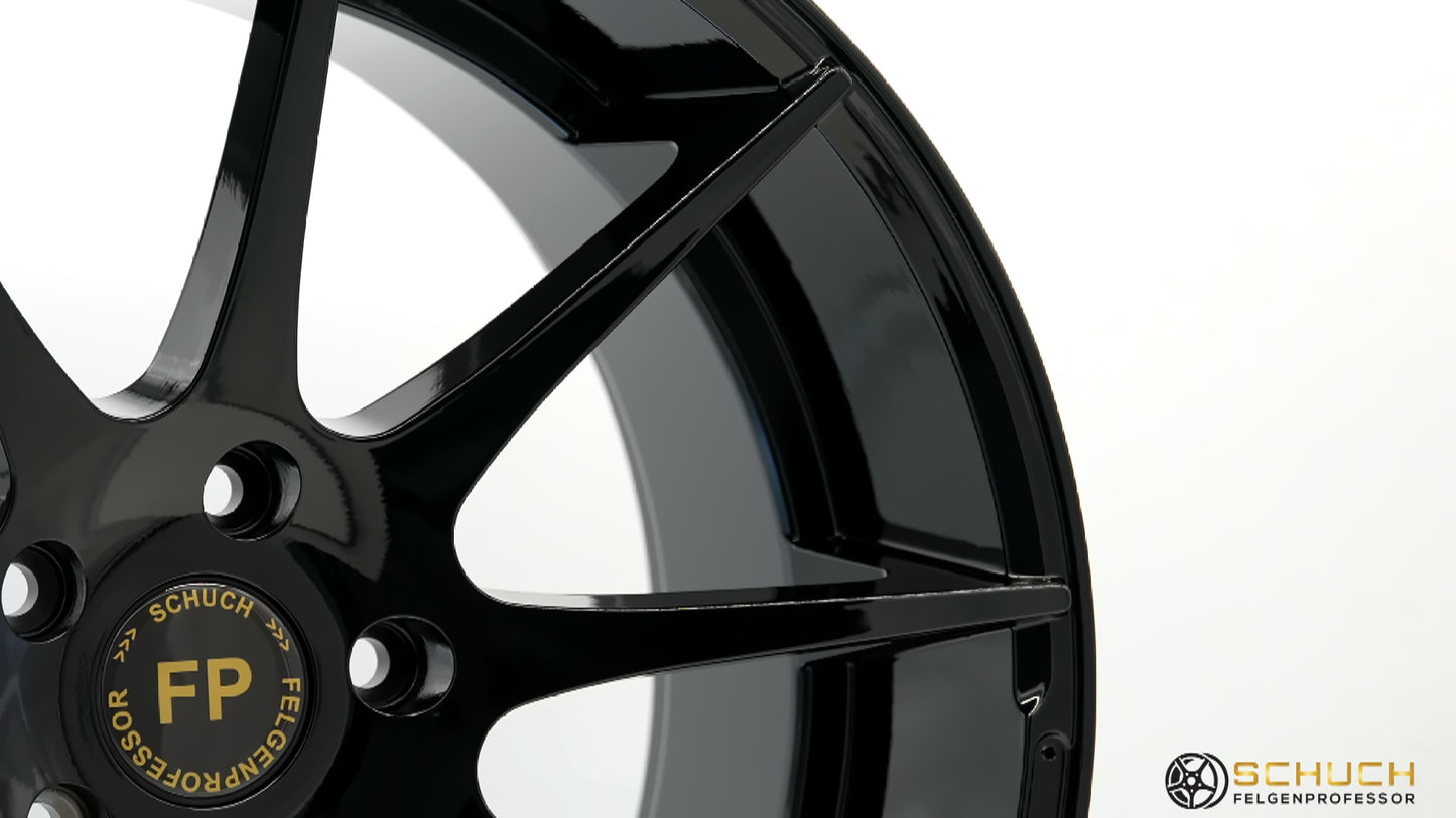 Porsche Deep Black Met. C9X Spray Paint - Original Rim Paint