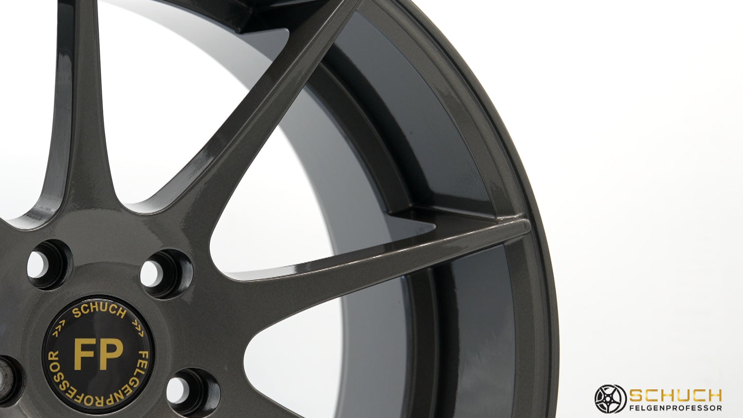Porsche titanium dark OC6 - original rim paint