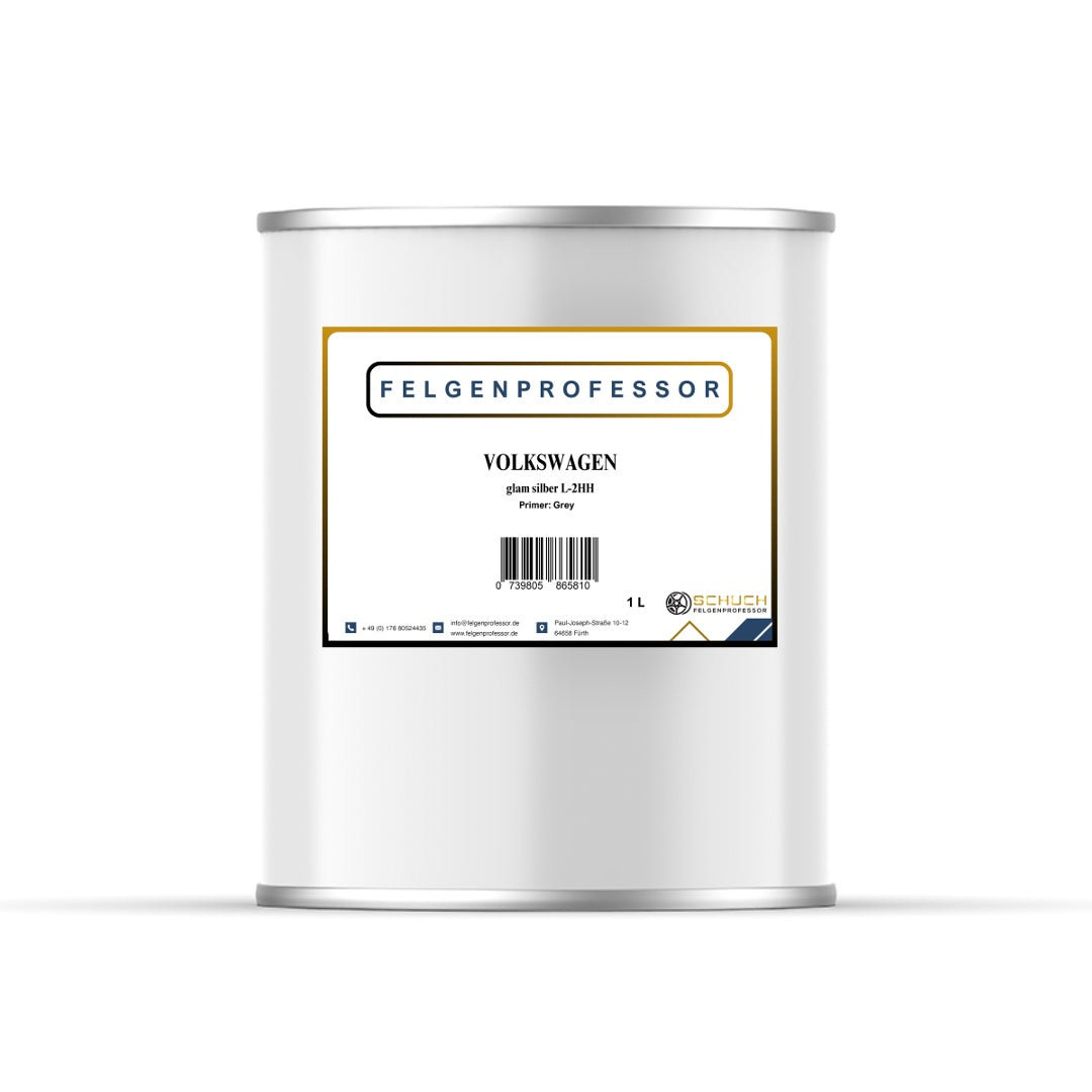 VW glam silver L-2HH - original rim paint