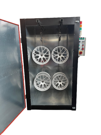 Felgen Einbrennofen Pulverbeschichtung Ofen Start 1M