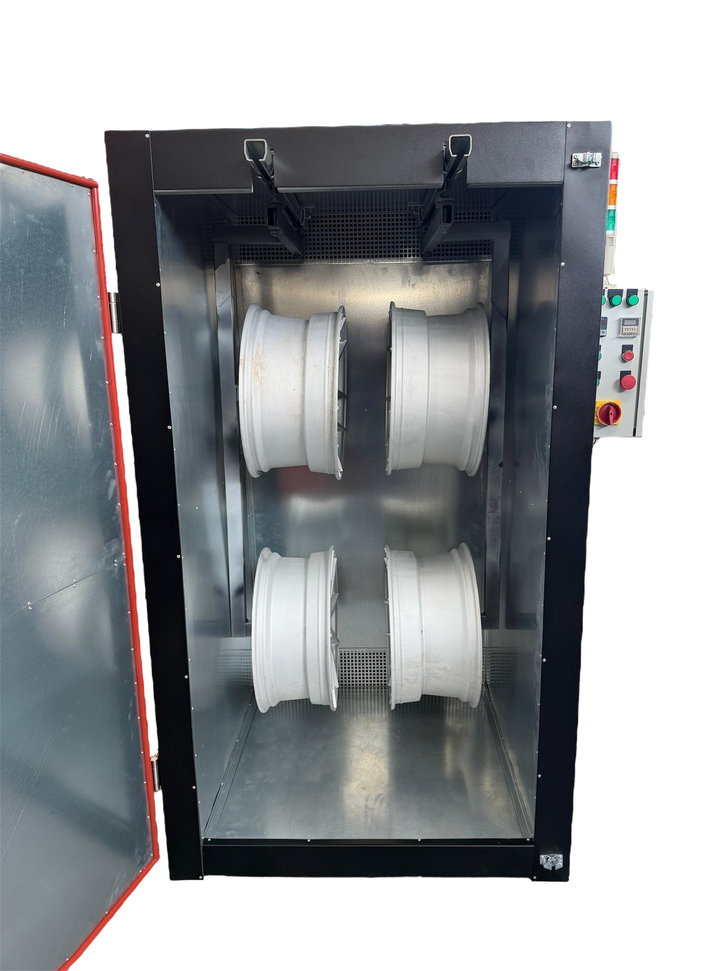 Felgen Einbrennofen Pulverbeschichtung Ofen Start 1M