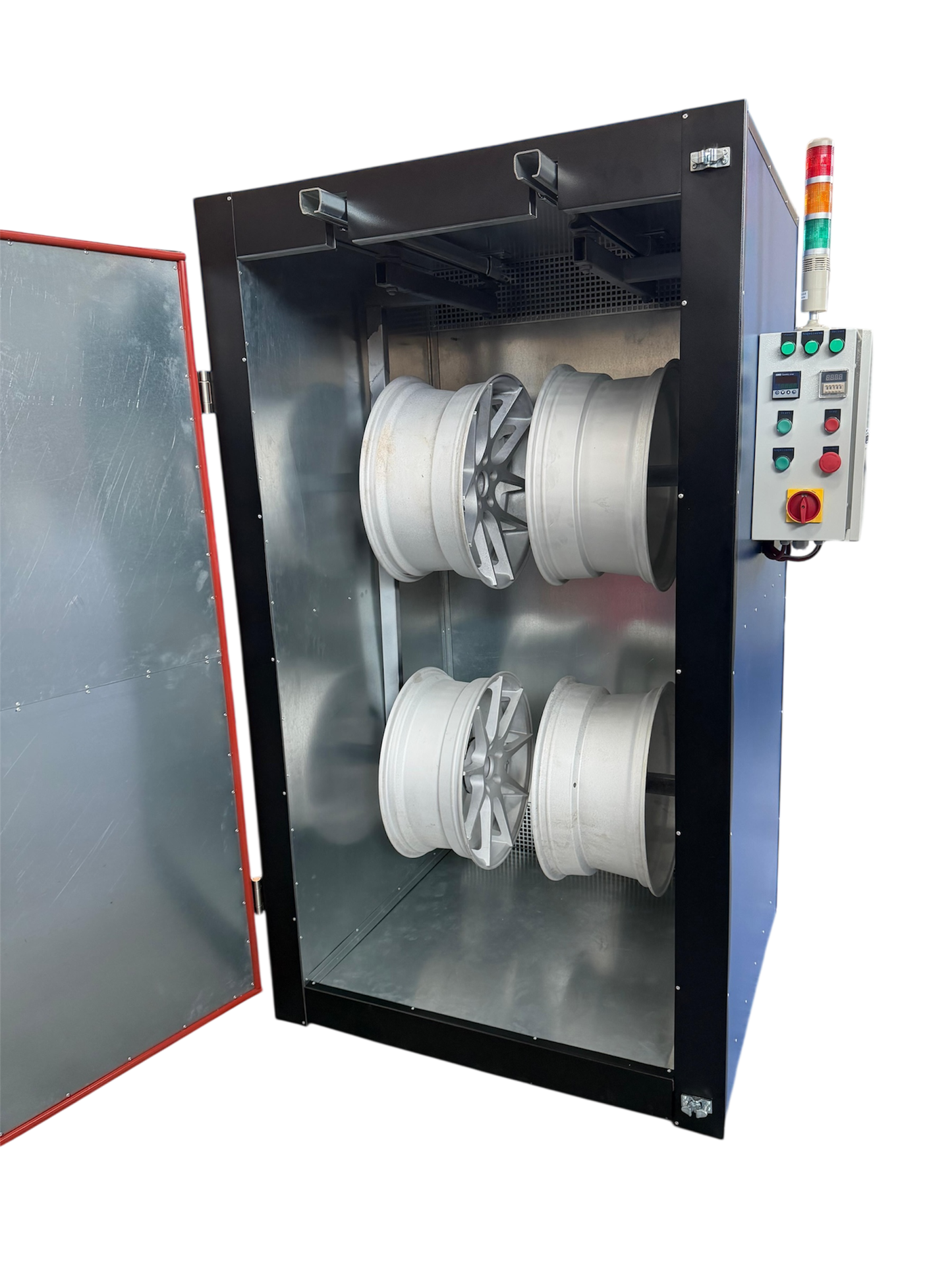 Felgen Einbrennofen Pulverbeschichtung Ofen Start 1M