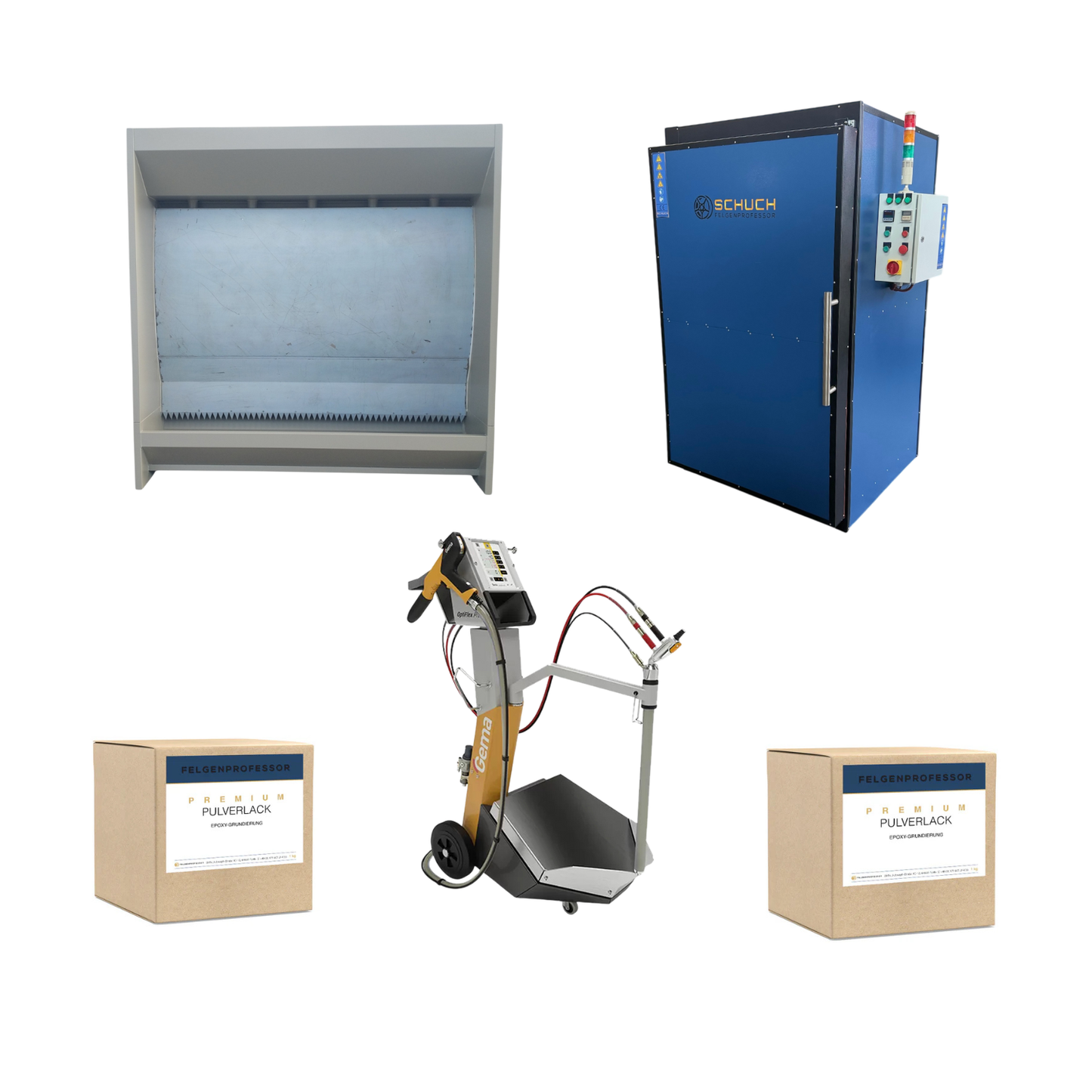 Starter Kit 2M Pulverbeschichtung Set